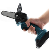 24V 4inch Mini Chain Saws Electric Tools Cordless Electric Chainsaw Wood Cutters Woodworking Tool Pruning Garden Tree Cutting