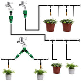 30M Automatic Garden Watering System Kits Drip Irrigation Spray Sprinkler System with Timer Controller Self Watering Garden Tool