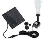 Mini Solar Fountain Solar Powered Water Feature Plants Pump Fountain Garden Decoration Pool Pond Aquarium Waterfall Bird Bath