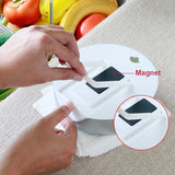 Kitchen Timer with Magnetic Base 60 Minutes Round Dial Countdown Cooking Timer Alarm Mechanical Time Reminder Kitchen Gadgets