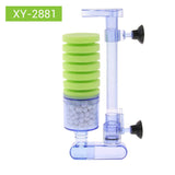 Aquarium Sponge Filter Ultra Quiet Fish Tank Biochemical Sponge Filter Air Pump Water Fall Double Foam Sponge Filters