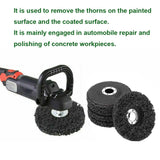 5pcs 115mm Grinding Disc Wheel Poly Strip Disc Abrasive Wheel Paint Rust Remover Clean Grinding Wheels for Angle Grinder