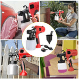 400W Electric Spray Gun 800ml Handheld Paint Sprayer Power Tools Paint Spraying Machine for Painting Wood Furniture Wall Car