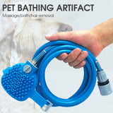 Handheld Pet Bath Head Tool Massager Shower Head Cleaning Washing Sprayer Portable Shower Dog Bath Massage Brush Pet Supplies