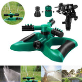360 Degree Rotating Garden Lawn Sprinkler Automatic Watering Irrigation System 3 Arms Sprayer Water Sprinkler Garden Supplies