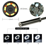 8mm Endoscope Camera 1280*720P HD USB Inspection Camera Waterproof 6 LED Endoscopic Inspection for Android Smart Mobile Phone