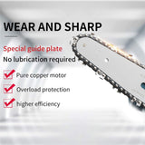 24V 4inch Mini Chain Saws Electric Tools Cordless Electric Chainsaw Wood Cutters Woodworking Tool Pruning Garden Tree Cutting