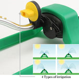 Automatic Swing Garden Sprinkler Sprayer Watering Irrigation System 18 Nozzles Water Sprinkler Spray Watering Grass Lawn