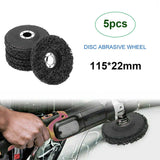 5pcs 115mm Grinding Disc Wheel Poly Strip Disc Abrasive Wheel Paint Rust Remover Clean Grinding Wheels for Angle Grinder