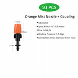 Automatic Drip Watering Sprayers Adjustable Irrigation Sprinkler Micro Spray Nozzle Hose Tee Gardening Tools for Greenhouses