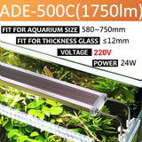 110-220V SUNSUN ADE Aquarium Lamp Plant SMD LED Lighting Aluminum Alloy Light for Fish Tank Aquatic Lamps 12W 14W 18W 24W
