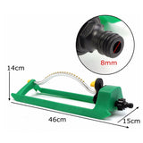 Automatic Swing Garden Sprinkler Sprayer Watering Irrigation System 18 Nozzles Water Sprinkler Spray Watering Grass Lawn