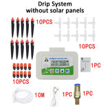 Automatic Watering Drip Irrigation Timer System Solar Energy USB Rechargeable Watering Irrigation Device for Greenhouse Garden