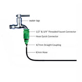 Drip Irrigation System Self Watering Irrigation Kits Home Garden Greenhouse Automatic Watering Hose Micro Drip Set Spray Devices