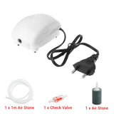 Aquarium Air Pump Fish Tank Mini Compressor Single Outlet with Check Valve Tube Aquatic Accessories 110V 220V 2.5W