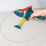 Portable Manual Gypsum Board Cutter Scriber Hand Push Drywall Artifact Cutting Tools Automatic Cutting Woodworking Hand Tools