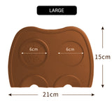 Coffee Tamper 51mm 53mm 58mm Coffee Corner Anti-slip Mat Coffee Press Powder Hammer Grinder Barista Tools Coffeeware Handmade