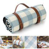 Waterproof Moisture-proof Beach Mat Leather Bandage Picnic Blankets Camping Moisture-proof Mat for Outdoor Trekking