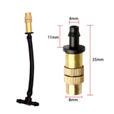 10/20/30pcs Micro Drip Watering Sprayer Lawn Garden Irrigation Sprinkler Brass Nozzle Dripper Spraying Device Gardening Supplies