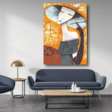 Hand Painted Oil Painting Picasso People Abstract Canvas Abstract For Hotel Decors
