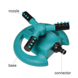 Garden Sprinkler Automatic Watering Grass Lawn 360 Degree Rotating 3 Arms Nozzles Water Sprinkler Garden Sprinkler System