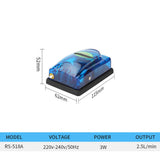 3W 5W Aquarium Air Pump Fish Tank Oxygen Pump Air Compressor Single Double Aerator for Fish Aquarium Accessories 220-240V