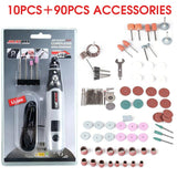 15000RPM Mini Electric Drill Engraver Rotary Tool Polishing Machine Grinding Engraving Tool Heads Variable Speed Engraving Pen