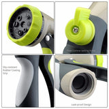8 Pattern Garden Water Gun High Pressure Nozzle Sprinkle Spray Water Gardening Tools and Equipment Lawn Watering Dropshipping