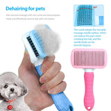 Cat Comb Dog Brush Pet Hair Remover Pet Removes Undercoat Tangled Hair Grooming Dogs Accessories Cleaning Supplies Hair Tools