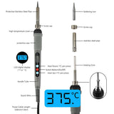 Wood Burning Pen Tool Craft Carving Pyrography Pen Soldering Iron 62W Adjustable Temperature Welding Embossing Soldering Pen Set