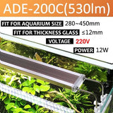 110-220V SUNSUN ADE Aquarium Lamp Plant SMD LED Lighting Aluminum Alloy Light for Fish Tank Aquatic Lamps 12W 14W 18W 24W