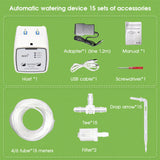 Smart Drip Irrigation System WIFI Phone Control Automatic Watering Device Set Greenhouse Garden Water Pump Timer Drip Watering