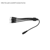 Aquarium Fan Automatic Temperature Control Tank Cooling 360 Rotating Fish Tank Fan Water Cooling Mute Detachable 110-240V