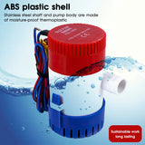 12V 24V Bilge Pump 500gph 1100gph Submersible Bilge Water Pump for Boat Seaplane Motor Fishing Boat Aquarium Swimming Pool