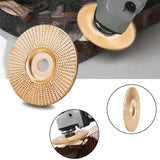 16mm 5/8 inch Bore Extreme Shaping Disc Wood Grinding Wheel Rotary Disc Sanding Carving Tool Abrasive Disc Tools for Angle Grinder
