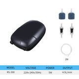 Aquarium Air Pump Fish Tank Mini Compressor Oxygen pump Single Double Outlet with Check Valve Tube Aquatic Accessories