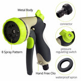 8 Pattern Garden Water Gun High Pressure Nozzle Sprinkle Spray Water Gardening Tools and Equipment Lawn Watering Dropshipping