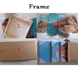3 Panel Buddha colorful HQ Canvas Print Painting WITH FRAME