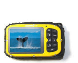 New 16Mp Digital Camera With 10M Waterproof +8X Digital Zoom + 2.7 Inch Screen Free Shipping Yellow