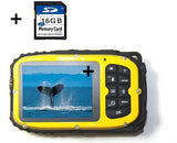 New 16Mp Digital Camera With 10M Waterproof +8X Digital Zoom + 2.7 Inch Screen Free Shipping Yellow