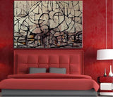 Piet Cornelies Mondrian Still Life Abstract Oil Painting Drawing Handmade (Hand Painted!) Products