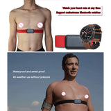 Elastic Chest Strap Band for Running Sports Training Wireless Heart Rate Monitor Chest Mount Belts Fitness Equipment