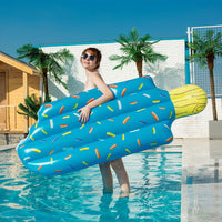 Summer Inflatable Floating Row Swimming Pool Water Hammock Air Mattresses Bed Beach Pool Toy Water Lounge Chair