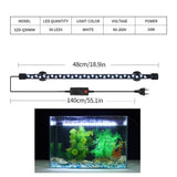 18-58cm Aquarium Light LED Waterproof Fish Tank Clip Light Underwater Lighting Submersible Lamp Plant Grow Lamp 90-260V
