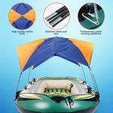 Boat Sun Shelter Waterproof Inflatable Awning Sun Shade Lightweight Folding Cover for Boating Camping Beach Sunscreen