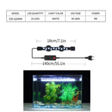 18-58cm Aquarium Light LED Waterproof Fish Tank Clip Light Underwater Lighting Submersible Lamp Plant Grow Lamp 90-260V