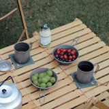 Titanium Outdoor Cup Camping Mug Picnic Utensils Tableware Lightweight Outdoor Cooking Equipment Hiking Tableware