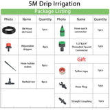 Drip Irrigation System Self Watering Irrigation Kits Home Garden Greenhouse Automatic Watering Hose Micro Drip Set Spray Devices