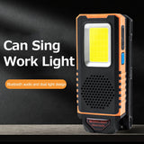 Multifunctional LED Spotlight USB Rechargeable COB Work Light with Magnet Powerful Camping Lantern Waterproof Flashlight Torch