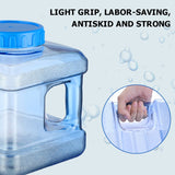 Driving Tour PC Storage Bucket Compact Sealed Water Tank Riding Bucket with Lid Outdoor Hiking Picnic Camping Water Tank